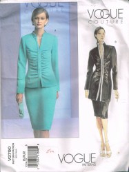 2790 VOGUE COUTURE CONTOUR SKIRT, SHIRRED JACKET LENGTHS PATTERN 6-22 3 SZS